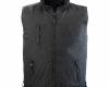 LEMAN fekete kifordítható polár mellény, méret: XXXL, KIFUTÓ termék 1 darab