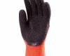 SZERELŐKESZTYŰ, NARANCS, TÉLI, ÉRDES FEKETE LATEX TENYÉR_8