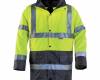 FLUO 4/1PE sárga/szürke kabát, méret: XXXL, KIFUTÓ termék 1 darab