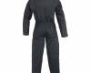 Kétcipzáras overall fekete, méret: 40/42 S, 1 darab