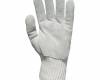 Bőrkesztyű, szürke marhahasíték/kötött PA plusz pamut, méret: 10, 10pár / csomag