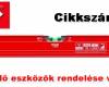 Alu-vízmérték RED3 100 SOLA