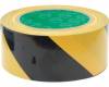 Elkerítő szalag adagoló dobozban sárga/fekete 75mm x 500m