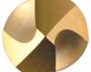 Csigafúró nagy spirálemelkedési szögű normál hosszú TiN bevonattal 5.20mm HSS-Co