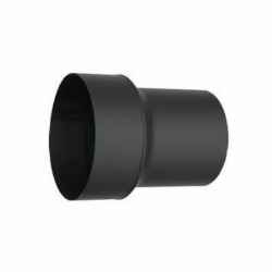 Szűkítő füstcsőhöz fekete, átmérő: 150-120mm, hosszúság: 180mm, lemez vastagság: 1,5mm