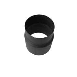 Szűkítő füstcsőhöz fekete, átmérő: 185-180mm, hosszúság: 150mm, lemez vastagság: 2mm