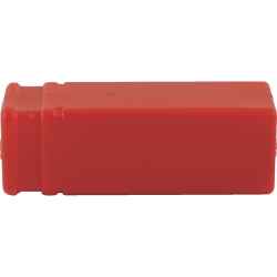 Csődoboz teleszkópos négyszögletes piros 80-120mm 26mm 50db/csomag