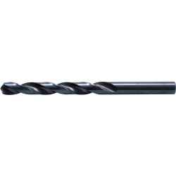 Köszörült hornyú, hengeres szárú csigafúró, normál hossz, feketeoxidált, HSS, metrikus, 0,92mm