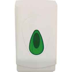 Lapos csomagolású WC-papírlap adagoló fehér műanyag FTD119