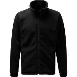 Polár felső cipzáros fekete S