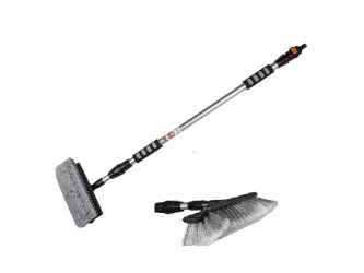 Autómosó kefe 170 cm teleszkópos nyél, csatlakozó