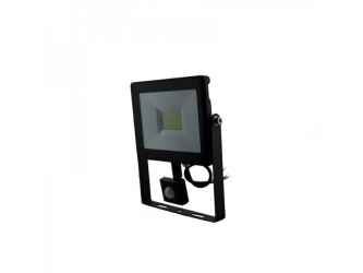 LED reflektor 50W hideg, 48 LED, IP44, mozgásérzékelős