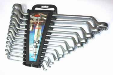 Csillag villáskulcs klt. 12 db-os 6-32 mm, hajlított