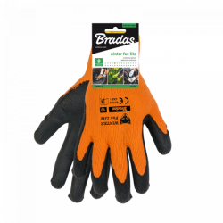 Védő kesztyű 10 WINTER FOX LITE, latex