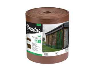 Kerítés és erkélyszalag 19cm x 26m, 1200g/m2, barna RAL8011