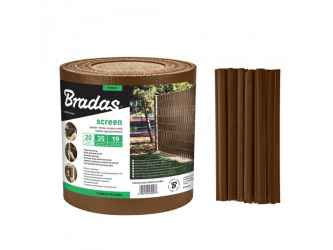 Kerítésszalag 19cm x 35m, 450g/m2, barna RAL8011, tekercs