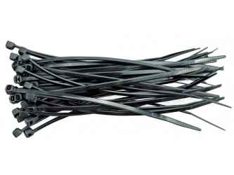 Kábel kötegelő 8,8 x 610mm UV fekete 100 db