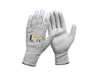 VÉDŐKESZTYŰ 10 COL VÁGÁSBIZTOS (5-SZINT) ANYAG: HPPE, ÜVEGSZÁL, PU