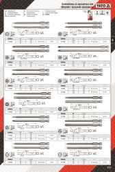Bit 1/4col HEX 3-5mm, 100mm, 2 db YATO