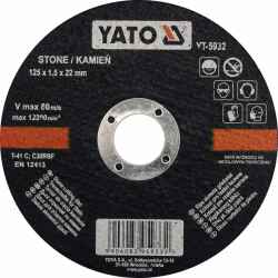 Kővágókorong 125x1,5x22