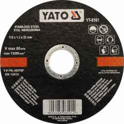 Fémvágókorong INOX 115 x 1,2mm YATO