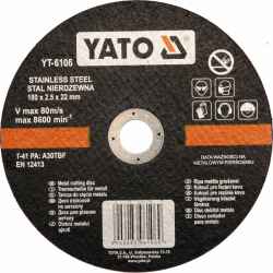 Fémvágókorong INOX 180x2,5