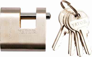 Lakat sárgaréz 50 mm, 4 kulcsos