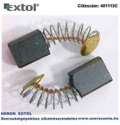 Szénkefe, 4,9 x 7,9 x 10 mm, 401113 ütvefúrógéphez, 2db