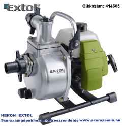 Benzinmotoros szivattyú, 1,45 KW, kétütemű, 1,5 col max. 250 liter/perc, max. 35 m