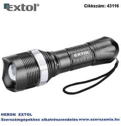 Led lámpa, 1 W, 40 lumen, zoom funkció műanyag ház, elem nélkül