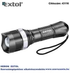 Led lámpa, 1 W, 40 lumen, zoom funkció műanyag ház, elem nélkül