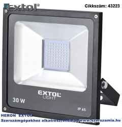 Led lámpa, falra szerelhető reflektor, 30W 2100 lm, ip65, 230V/50Hz, 1,2kg