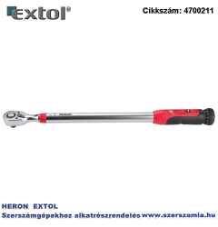 Nyomatékkulcs, 1/4 col, 5-25 Nm, ablakos, 48 fog pontosság: plusz/- 4százalék Fortum