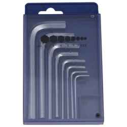 EXTOL 8 db-os imbuszkulcs készlet, szénacél, horganyzott