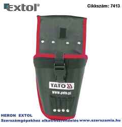 Szerszámtáska, akkus csavarhúzónak Nylon szövet, merevített