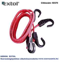 Gumipók, lapos, 2 db, 100 cm, erős műanyag kampó