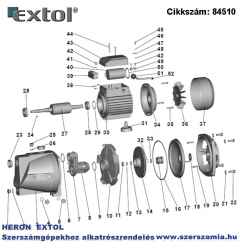 Ventilátor 84510 kerti szivattyúhoz