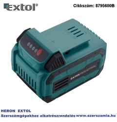 Tartalék akku 40V, Li-ion, 2500mAh a 8795601 és 8795611 gépekhez, 0,8 kg