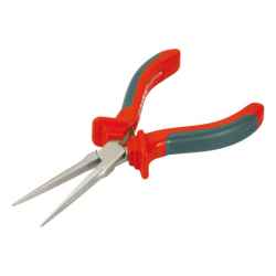 150mm hosszú csőrű fogó, mini, TÜV/GS, műanyag nyél, rugós EXTOL PREMIUM