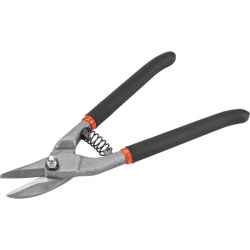 255mm egyenes lemezvágó olló, két komponensű nyél