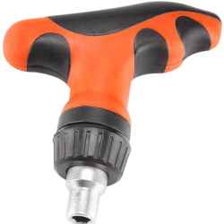 1/4col racsnis mágneses bitbehajtó, T-nyelű, CrV, háromállású EXTOL PREMIUM