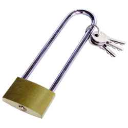 Rézlakat, hosszított kengyellel, bliszteren 40mm x 105mm 12db/doboz