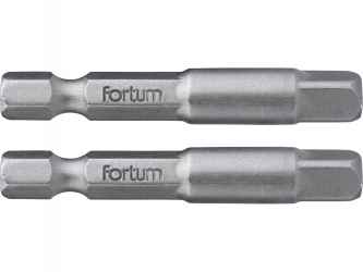 Adapter klt. 2 db, dugókulcsok gépi befogásához, S2 acél, 1/4col, 50 mm, bliszteren