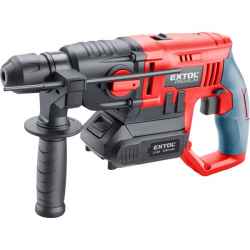 Akkus ütvefúró SDS Plus, 20V, Li-ion, 1db akku, 1db töltő, 2000 mAh, 1,2J
