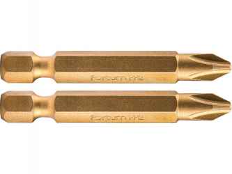 Behajtóhegy PH, 2 db, S2 acél, Titanium bevonat, PH 1×50mm, bliszteren