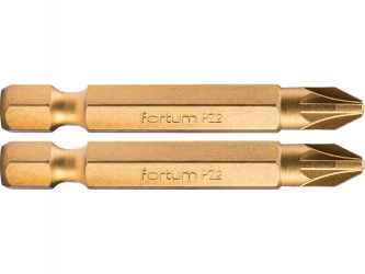 Behajtóhegy PZ, 2 db, S2 acél, Titanium bevonat, PZ 1×50mm, bliszteren