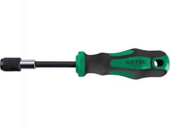 Csavarhúzó markolat, gyorskioldóval és mágneses csavarbehajtóval, CV., 1/4col×175mm