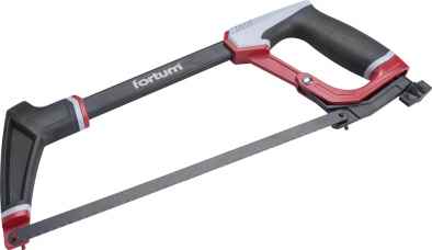 Fémfűrész, 300mm, acél váz, ALU plusz ABS/TPR gumis markolat, erősített, gyorsfeszítő