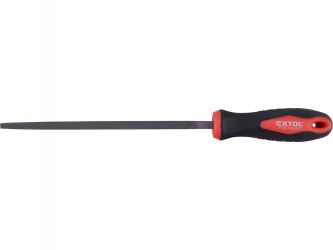 Fémreszelő 200mm négyszög, T12 acél, vágat 2, finom, TPR gumis műanyag nyél