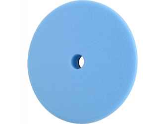 Polírkorong, egybe polírozás, T60, 150×25mm, tengely: 22 mm, kék, tépőzáras